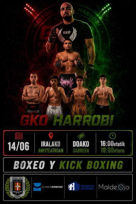 Cartel de GKO HARROBI