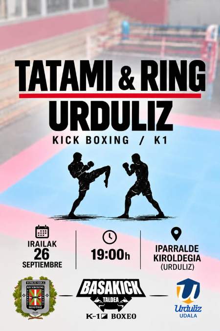 Cartel de Tatami & Ring URDULIZ · Kickboxing / K1