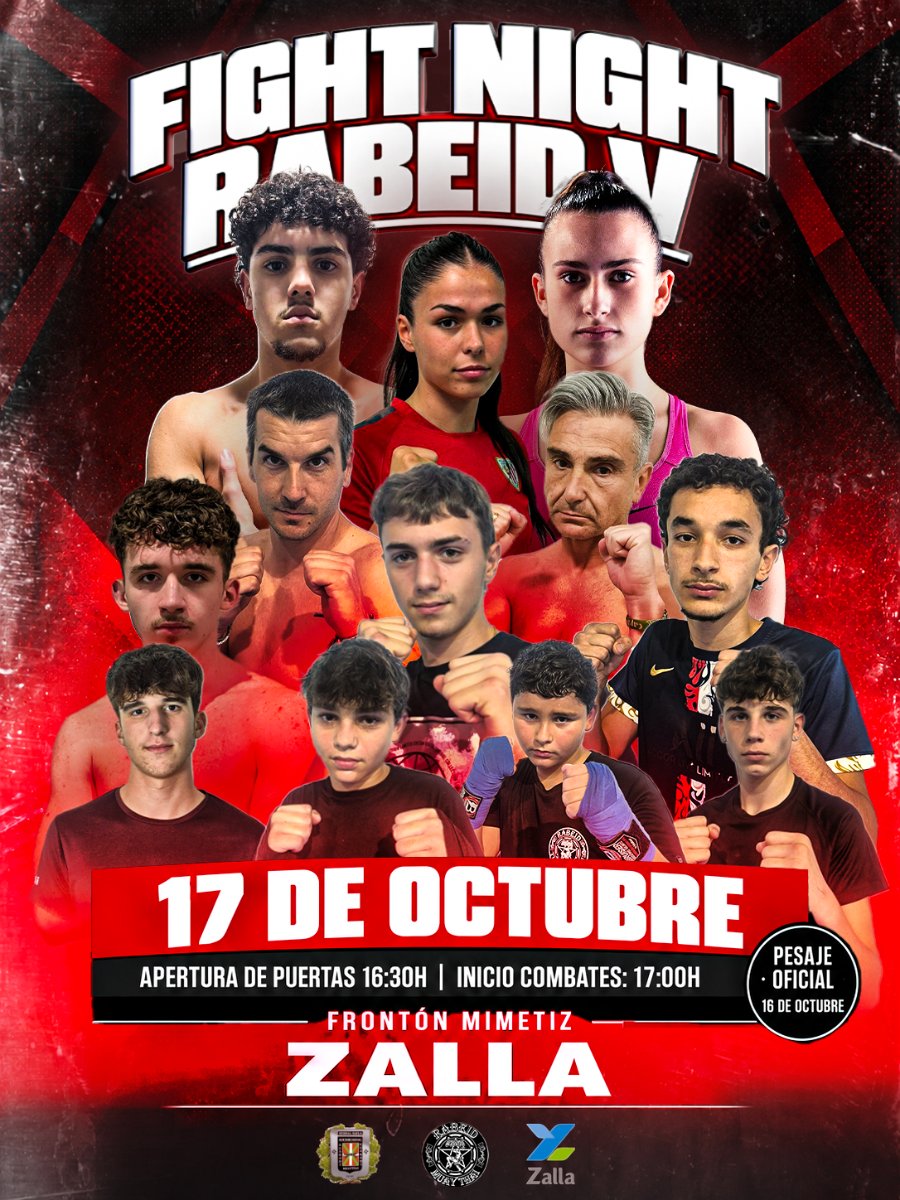 Cartel de Fight night rabeid V · Profesional